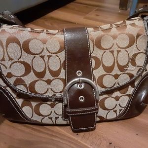 Used coach hand bag